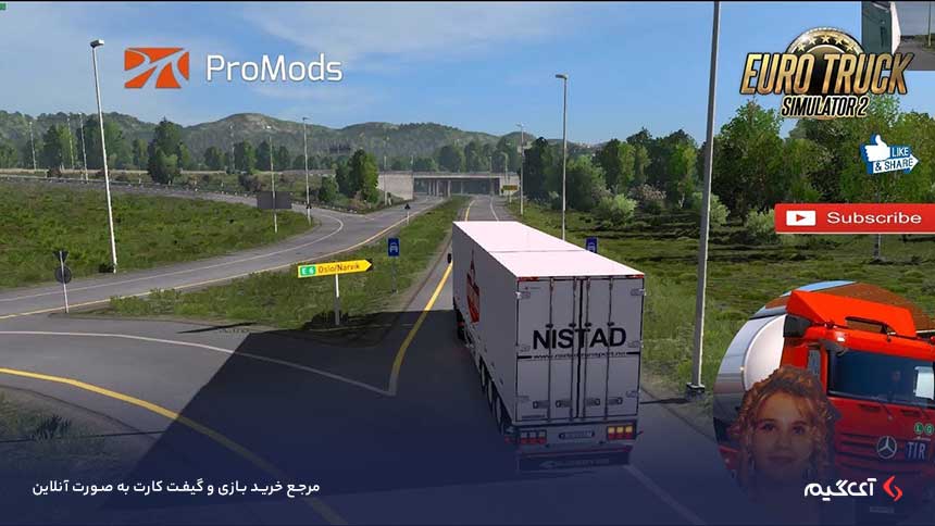 بازی Euro Truck Simulator 2 - Scandinavia
