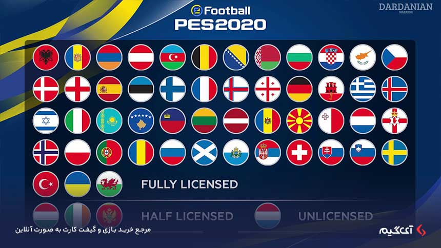 گیم پلی بازی یوفا یورو 2020 ایفوتبال پی‌ای‌اس 2020 